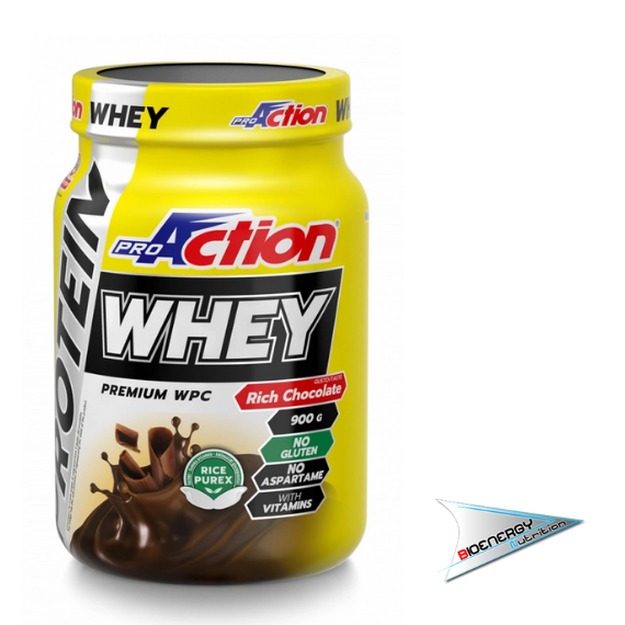 Pro Action-PROTEIN WHEY  900 gr Cioccolato  